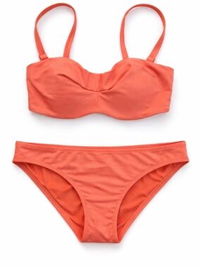 Old Navy Bright Coral Swim Bikini Small